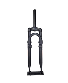 Furca MD-711X 24", gat 1-1/8, lungime gat 170mm, Negru mat-sticker rosu