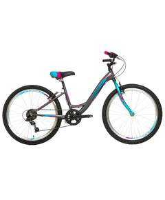 Bicicleta Copii DHS Modesty - 24 Inch, Gri
