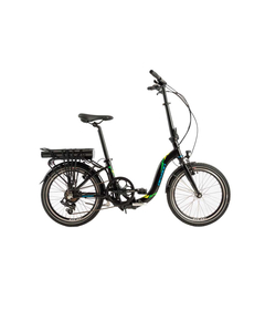 Bicicleta Electrica Pliabila Devron 20122 - 20 Inch, S, Negru