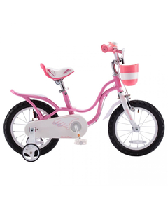 Bicicleta Copii Royal Baby Little Swan - 14 Inch, Roz