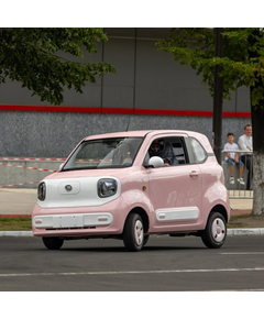 Masina electrica Aigo M1 urbana - autonomie 180 km, 4 locuri, permis B1, Roz