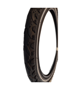 Anvelopa Kenda K935, 16x1.75, banda reflectorizanta, Negru