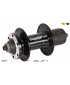 Butuc spate KT K68R, aluminiu, 32H, 135 mm, caseta 8/9 viteze, prindere disc, eliberare rapida, negru