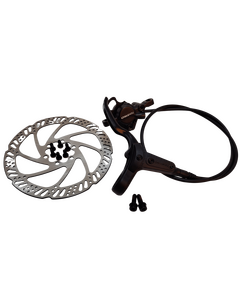 Frana hidraulica disc fata Tektro HD-M285, furtun 800mm, maneta 2 degete, cu disc 160mm, Post Mount, Negru