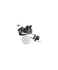 Frana spate pe disc HJ-MD16, adaptor IS, rotor 160 mm, accesorii incluse, negru