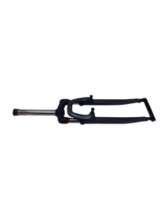 Furca cu suspensie ATB, 28 inch, 1 1/8 × 190 mm, cu filet, arc 2,7 mm, ghidaj cablu, coroana YS 727, brate YS 9280, otel, negru