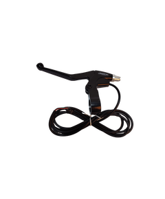 Maneta frana stanga e-bike Bafang, cablu 1600 mm, plastic/aluminiu, Negru