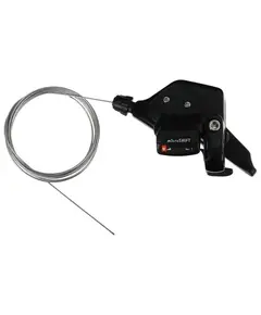 Maneta schimbator dreapta 9 viteze Microshift TS71-9R, 2100mm, negru