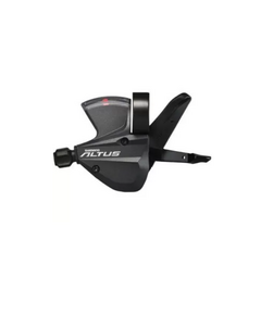 Maneta schimbator dreapta Shimano Altus SL M370, 9 viteze, cablu 2050 mm, negru