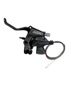 Maneta schimbator si frana stanga Shimano Altus ST M310, 3 viteze, cablu 1800 mm, negru