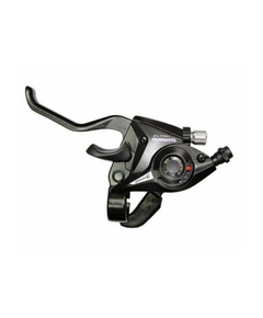 Maneta schimbator stanga Shimano Altus ASTEF51LSBL RevoShift, 3 viteze, cablu 1800 mm, negru