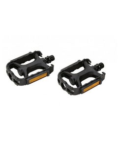 Pedale MTB VP 895, corp polipropilena, ax otel bor 9/16, 105 × 85 mm, negre