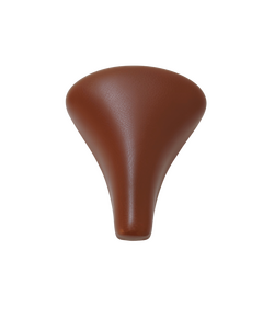 Sa bicicleta Selle Royal Holland Retro unisex 8073, maro deschis, arcuri si sine argintii, fara clema