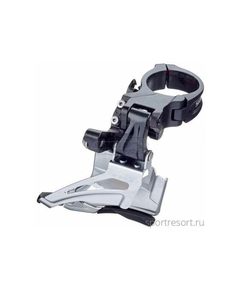 Schimbator fata 2 foi 10 viteze Shimano Deore FD M618 H, colier 34,9 mm, negru