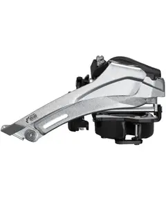 Schimbator fata 2x7/8 viteze Shimano Tourney FD TY710 TS3, Top Swing, Dual Pull, colier 34,9 mm, 46T