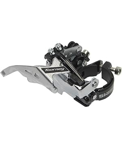 Schimbator fata 7/8 viteze Shimano TY AFDTY710TSM3, Top Swing, Dual Pull, 34,9 mm cu adaptor 31,8 mm