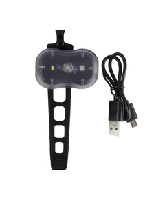 Far Semnalizator Bicicleta FalconEye Led - 2 Functii, Negru-Rosu