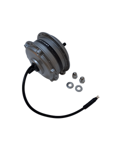 Motor fata e-bike HD16 D 36V, 250W, logo Devron, argintiu