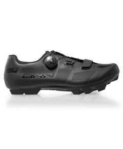 Pantofi Ciclism Brn Xc Mtb - 41, Negru - Reambalat