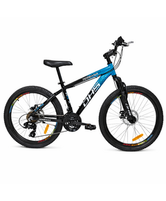 Bicicleta Copii Dhs Terrana 2423, model 2026 - 24 Inch, Albastru-Negru