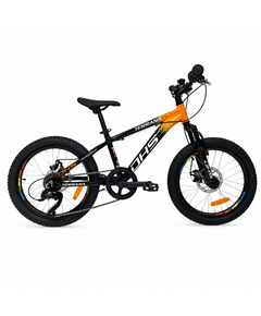 Bicicleta Copii Dhs Terrana 2023B, model 2026 - 20 Inch, Portocaliu-Negru