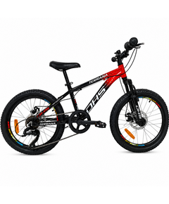 Bicicleta Copii Dhs Terrana 2023B, model 2026 - 20 Inch, Rosu-Negru