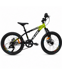 Bicicleta Copii Dhs Terrana 2023C, model 2026 - 20 Inch, Verde-Negru