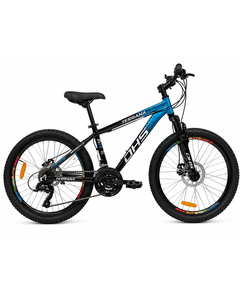 Bicicleta Copii Dhs Terrana 2423B, model 2026 - 24 Inch, Negru-Albastru