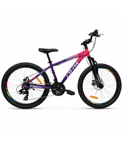Bicicleta Copii Dhs Terrana 2423B, model 2026 - 24 Inch, Roz-Violet