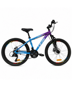 Bicicleta Copii Dhs Terrana 2423B, model 2026 - 24 Inch, Violet-Albastru