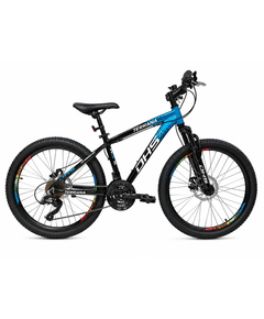 Bicicleta Copii Dhs Terrana 2423C, model 2026 - 24 Inch, Albastru-Negru