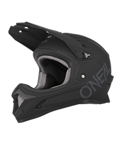 Casca Ciclism Integrala Copii O'Neal Sonus Solid - 51-52 Cm, L, Negru