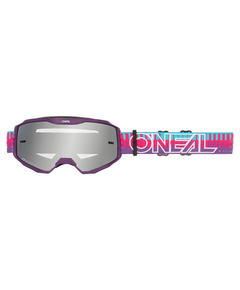 Ochelari O'Neal Copii B-10 STRIPED V.26 - Lentile Argintii, Roz-Violet