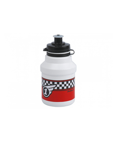Bidon Apa Polisport Race - 350 ml, Clip-On, Alb-Rosu