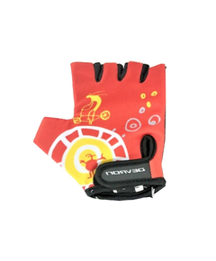 Manusi Ciclism Copii Devron 8825R - M/5, Negru-Rosu