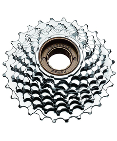 Pinione Bicicleta Filetate Power Friction Fw-7Si - 14-28T, 7 Viteze, Maro