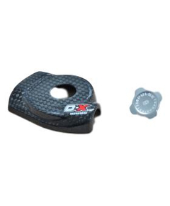 Kit X0 Trigger Carbon Cover/Top Cap - stanga, Negru