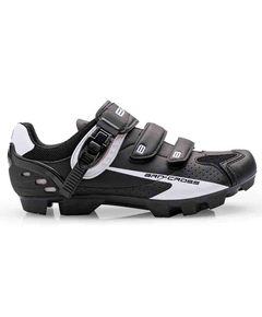Pantofi Ciclism Brn Cross Mtb - 41, Negru-Alb, Marime produs: 41