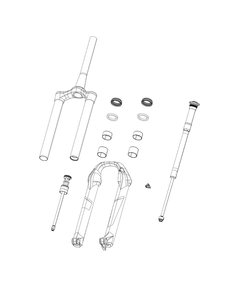 Cartus compresie furca rockshox remote coil xc30 b3-b4 (2018-2020)