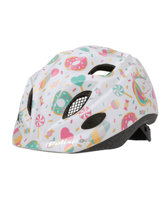 Casca Ciclism Copii Polisport Premium Lolipops - 48-52 Cm, XS, Alb-Roz