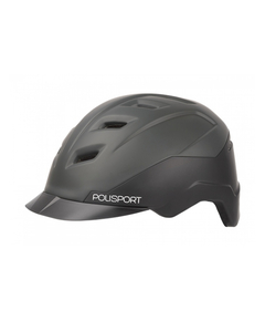 Casca Ciclism Polisport E-City - 58-61 cm, L, Negru