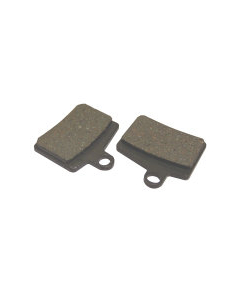 Placute Frana Disc Bicicleta Fibrax Ash923, Semi-Organice - Maro