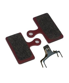 Placute Frana Disc Bicicleta Fibrax Ash995, Semi-Organice - Maro
