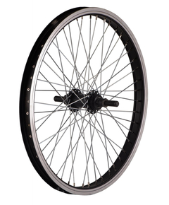 Roata Spate Bicicleta BMX Cerurim, Janta Simpla, 20 inch, 406X25, Negru