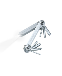 Set Scule Compacte Topeak Lumitool 7 Tt2549, Argintiu