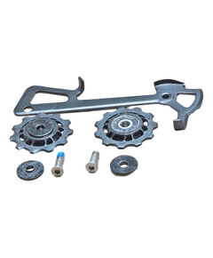 2010 X9 Rear Derailleur Cage Kit Long - Silver