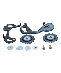 Apex Short Rear Derailleur Cage/Pulley Complete Kit - Gray