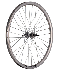 Roata Spate Bicicleta Cerurim - 24 Inch, 36H, 507 x 18, Argintiu