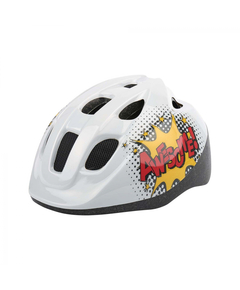 Casca Ciclism Copii Polisport Comics - 52-56 cm, S, Alb