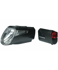 Set Lumini Bicicleta Trelock Ls 460 I-Go Power 40/Ls 720 Reego - Negru